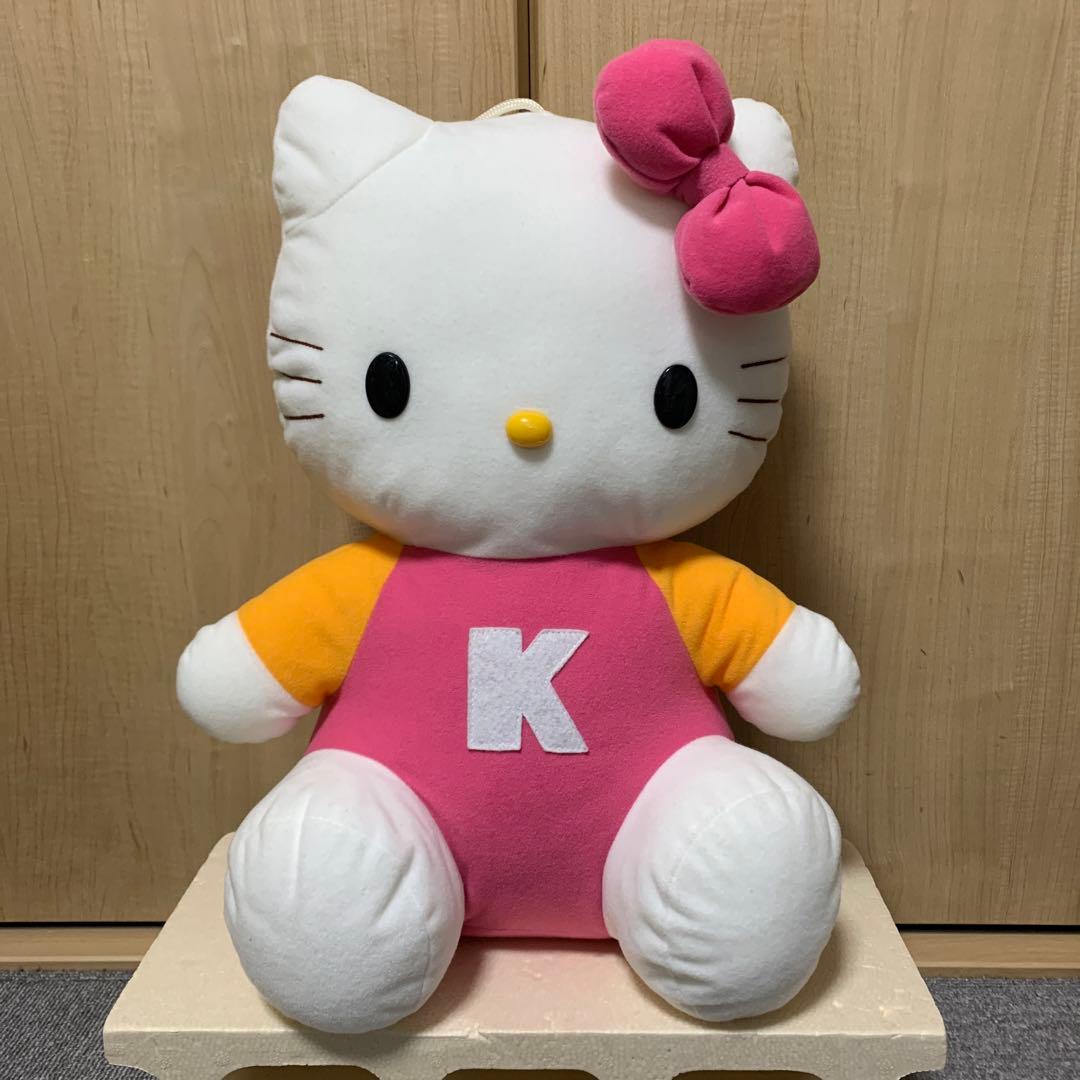 【激レア・希少】ハローキティ キティちゃん特大ぬいぐるみ 2体セット 当時物