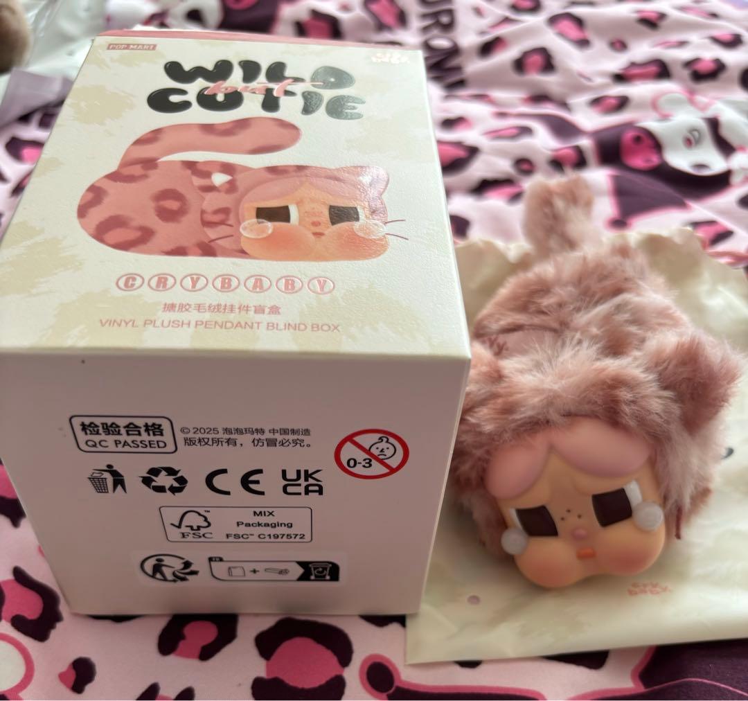 ポップマートCRY BABY クライベビー人気6点ぬいぐるみキーホルダーセット