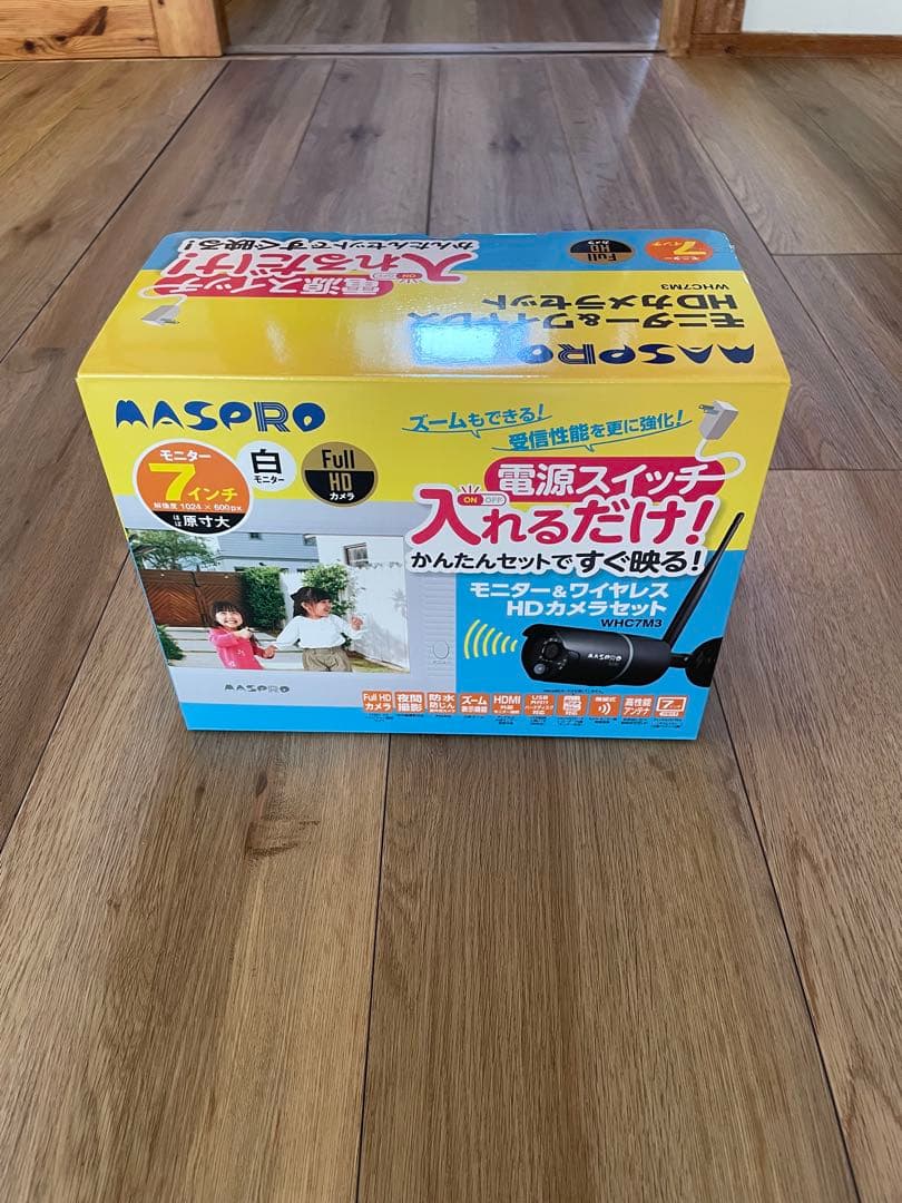 MASPRO ワイヤレス防犯カメラセット WHC7M3 ワイヤレスカメラセット WC3A7M | マスプロ電工