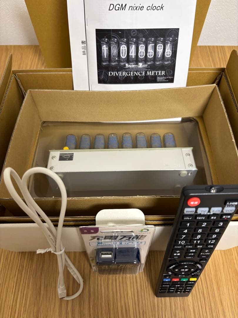 steins;gate 公式 ダイバージェンスメーター ニキシー管 - メルカリ