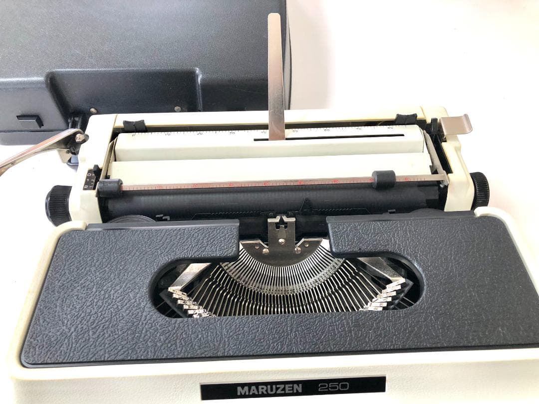 完動品・印字可能】マルゼン 250 タイプライター おまけ付（説明書コピー）
