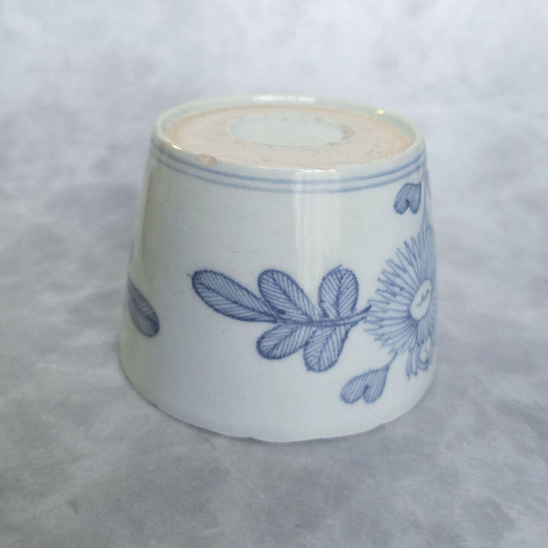 無傷　完品　古伊万里　染付　猪口　蕎麦猪口　江戸時代　向付　骨董　アンティーク