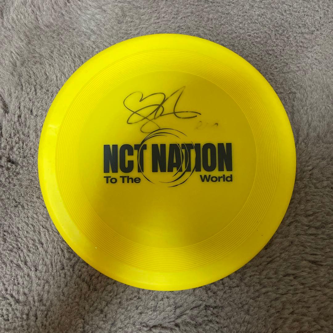 NCT テヨン サイン入り フリスビー NCT NATION superm
