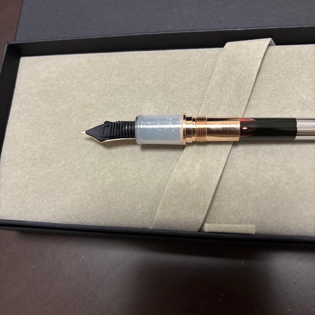 な*ち様 初雪 万年筆　八文字屋 オリジナル　細字 F 限定