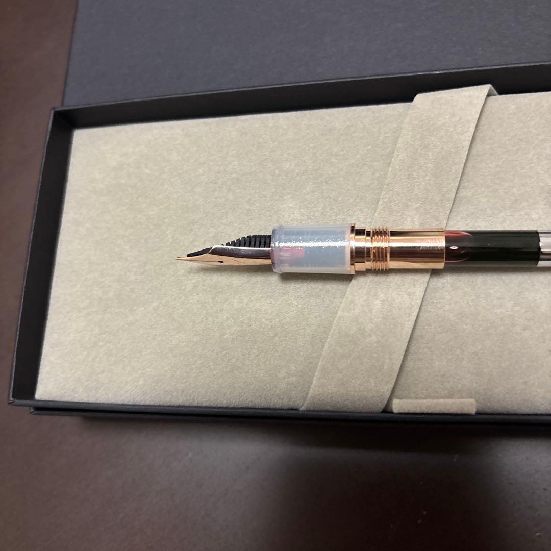 な*ち様 初雪 万年筆　八文字屋 オリジナル　細字 F 限定