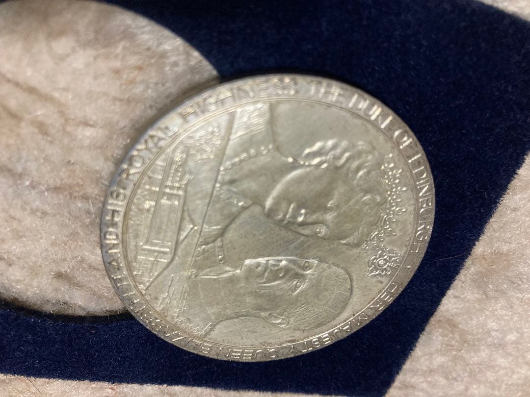 天皇皇后両陛下 御訪英記念 日英親善 記念メダル 美術品・アンティーク