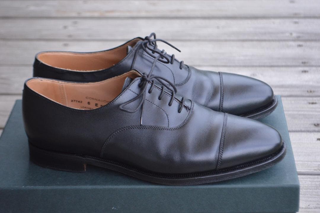 着用数回　CROCKETT＆JONES　CONNAUGHT　6E　ブラック