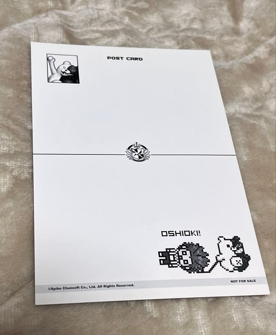 d*7様 ダンガンロンパ 桑田怜恩 おしおきポストカード 非売品 レア 購買部