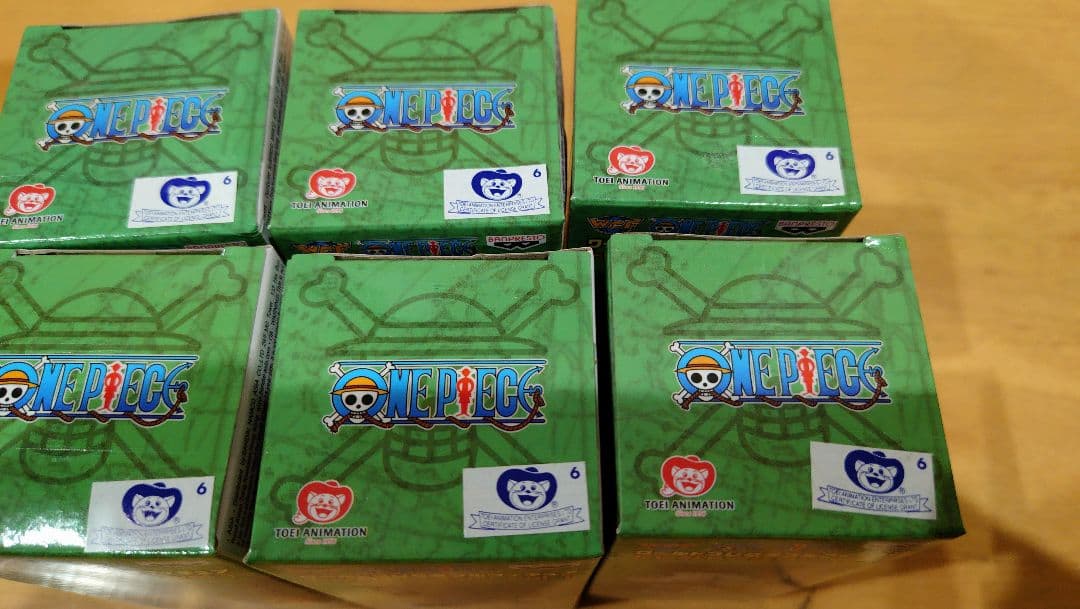 トレジャーラリー 1 海外正規品 ワンピース ワーコレ 6点セット