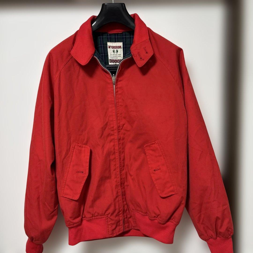 美品】McGregorマックレガー スイングトップ ドリズラー 赤M - メルカリ