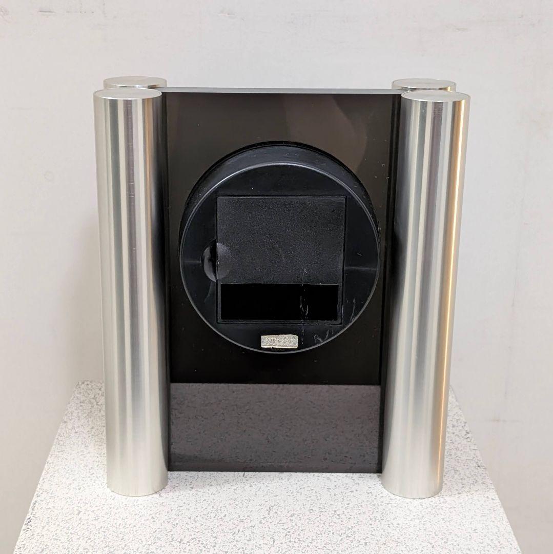 SEIKO 70s ビンテージ ステンレス柱脚 置時計 ミッドセンチュリー 美品