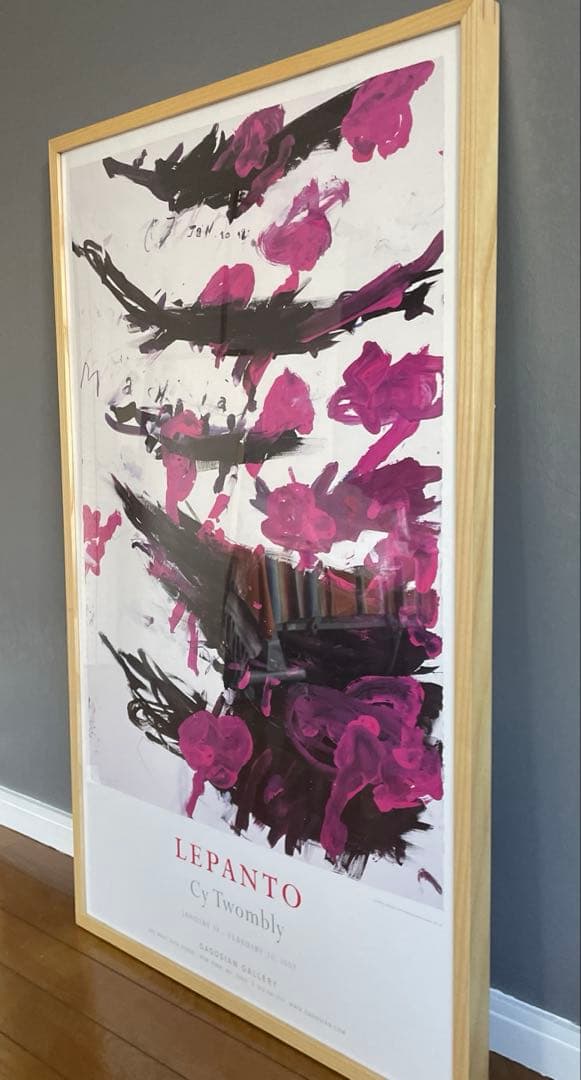 CY TWOMBLY サイ　トゥオンブリー　ポスター　額装品