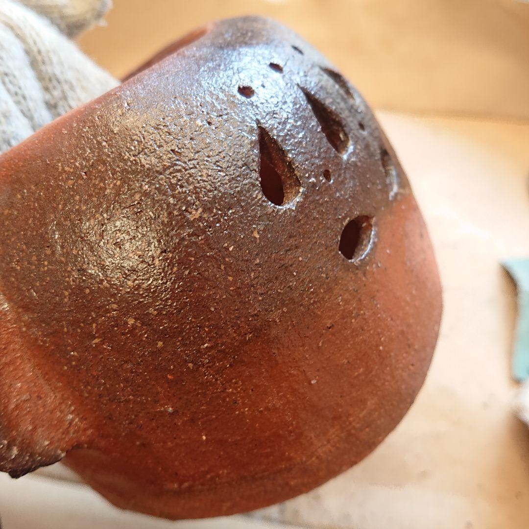 【2435】香炉、置物…備前焼