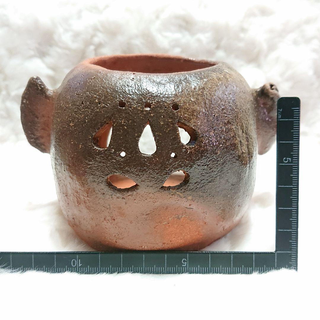 【2435】香炉、置物…備前焼