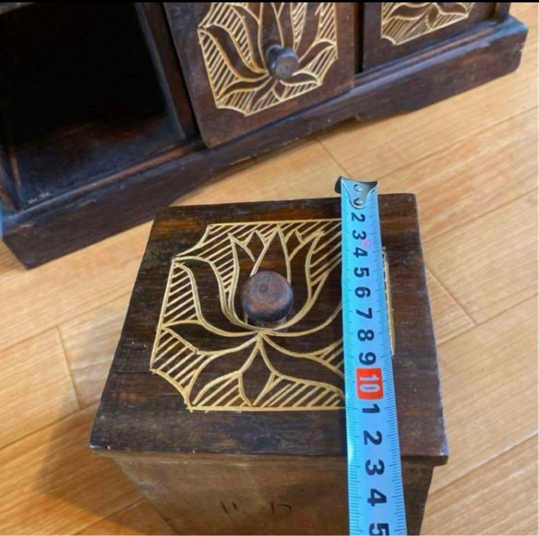 レトロアンティーク家具アジアン家具ディスプレイ棚木製家具ロータス蓮