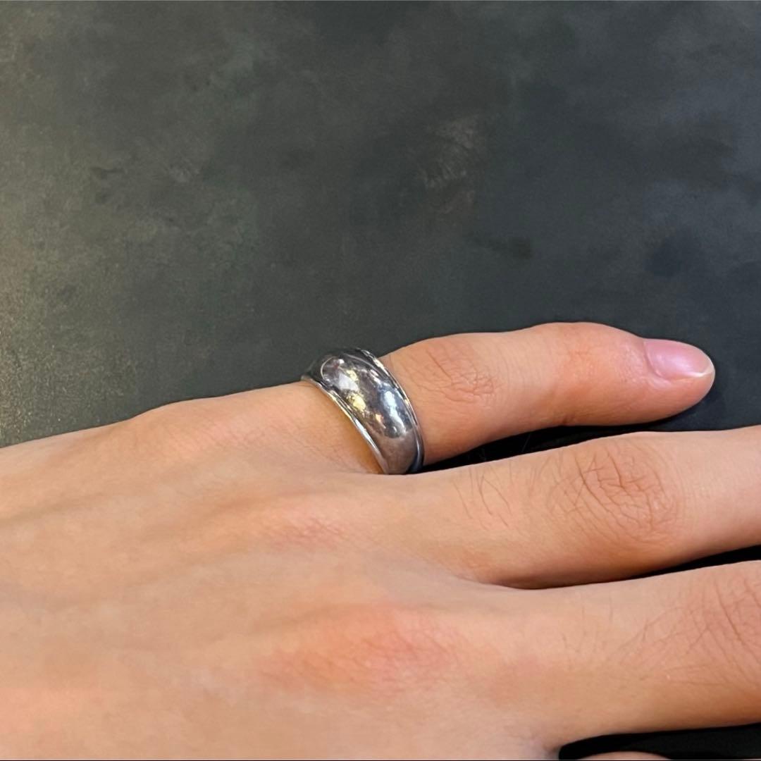 SILVER925 DOME ROUND RING/シルバー/リング