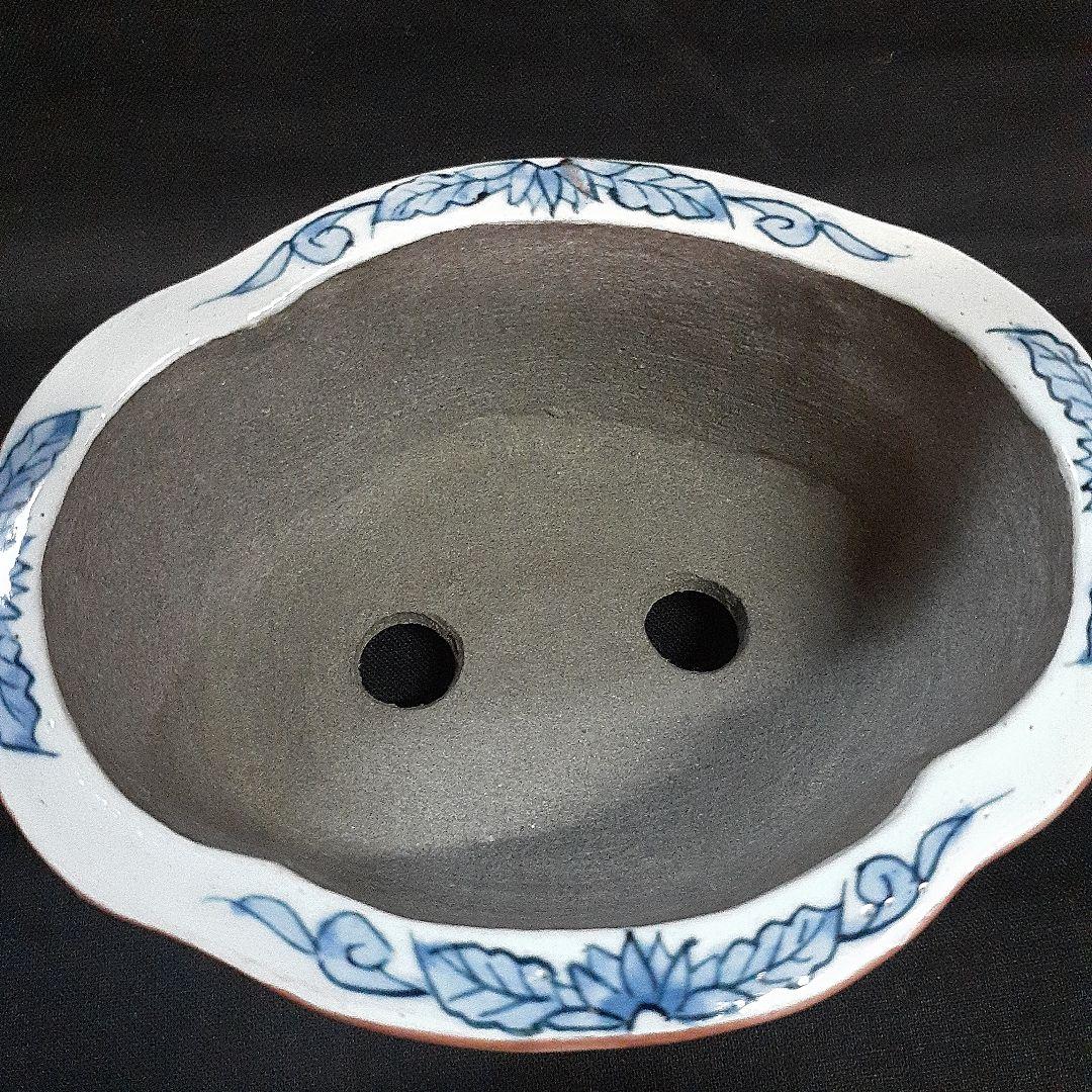 019.【陶翠窯】モッコ型3号盆栽鉢/植木鉢