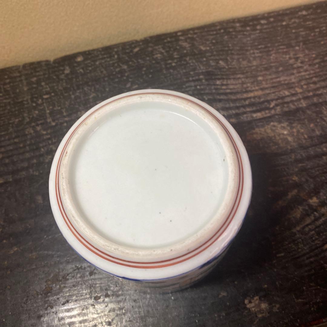 中国古玩　色絵人物図香炉A