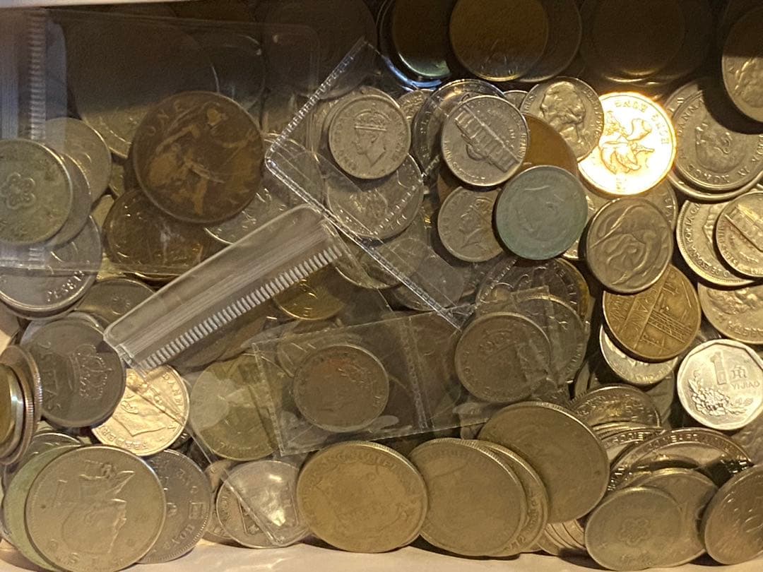 サ*ウ様 外国古銭　まとめ売り　約5キロ