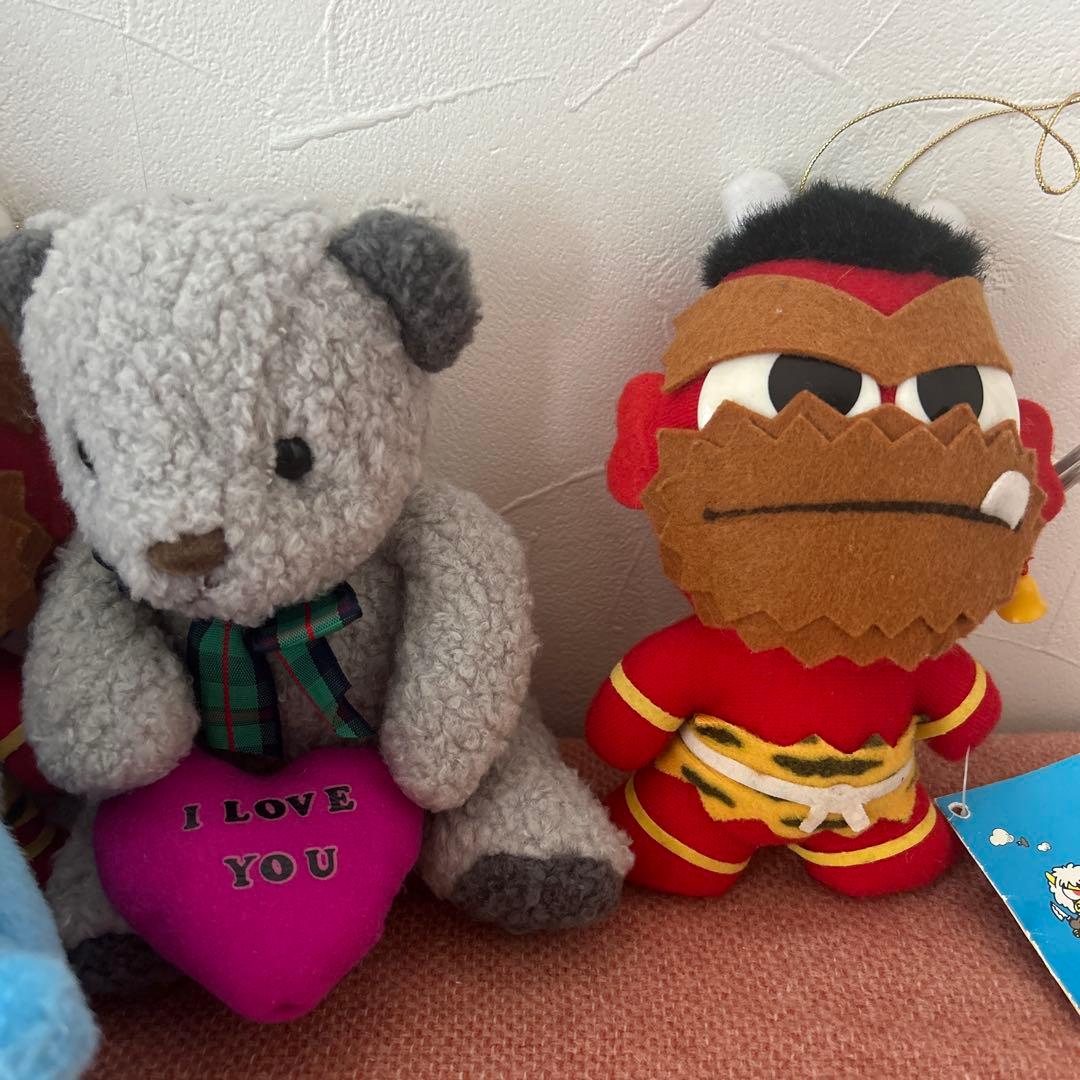 レトロ　プライズ　赤鬼　猿　豚　くま　ポケモン　ガラルポニータ　TOMY マリル