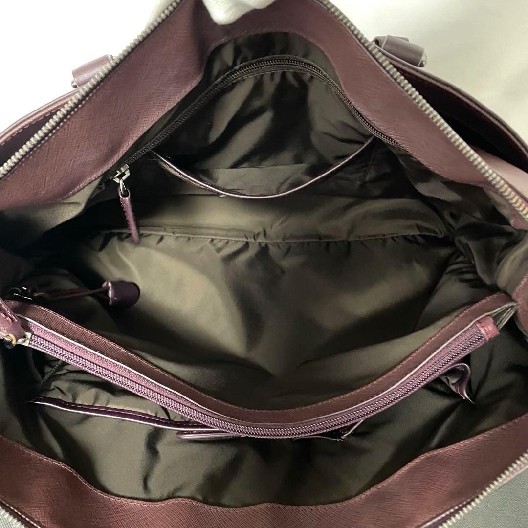 TUMI 2WAY トート レザー T-PASS搭載 PCケース付