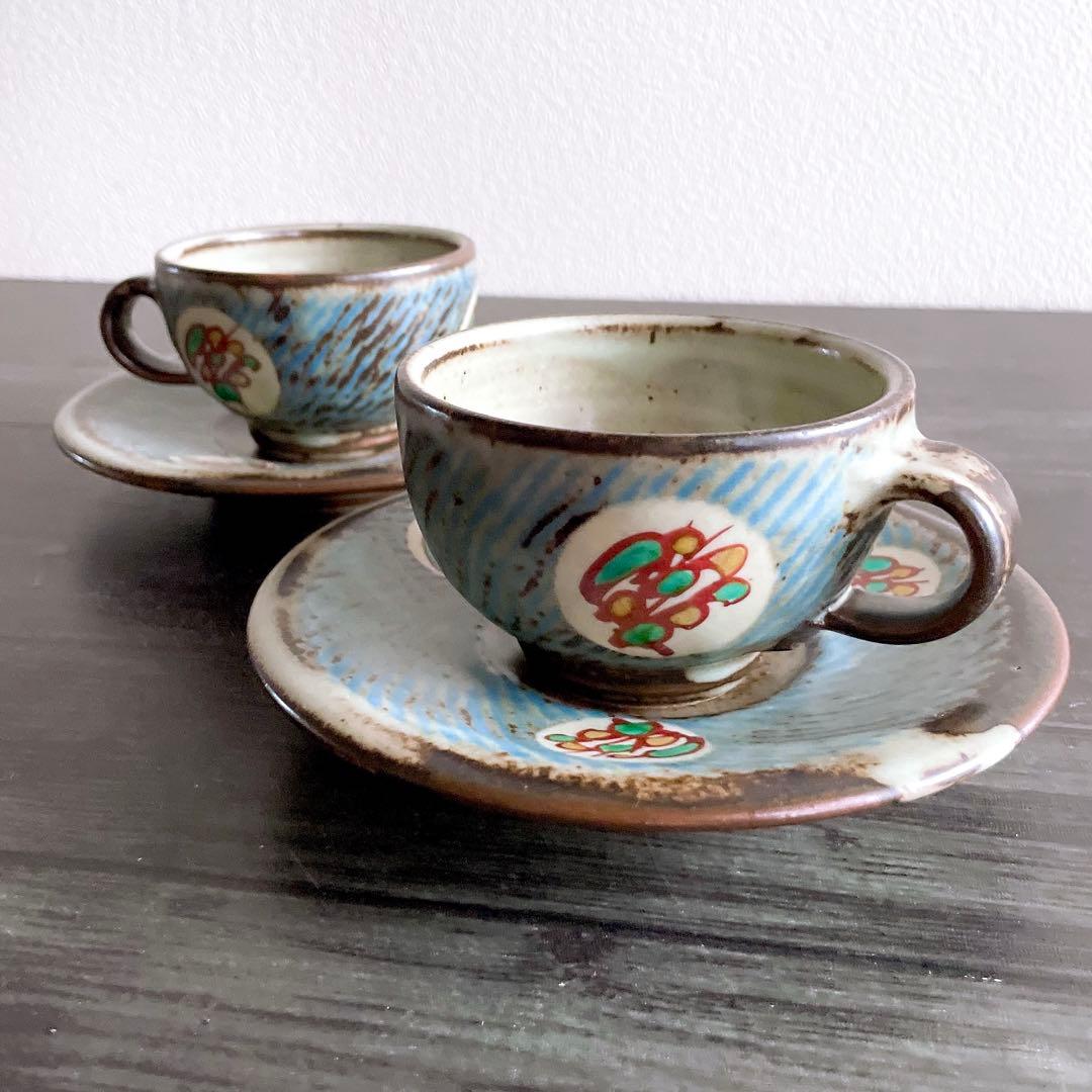 陶芸家 人間国宝 島岡達三 象嵌赤絵 ジョッキ ビアマグ マグカップ 共