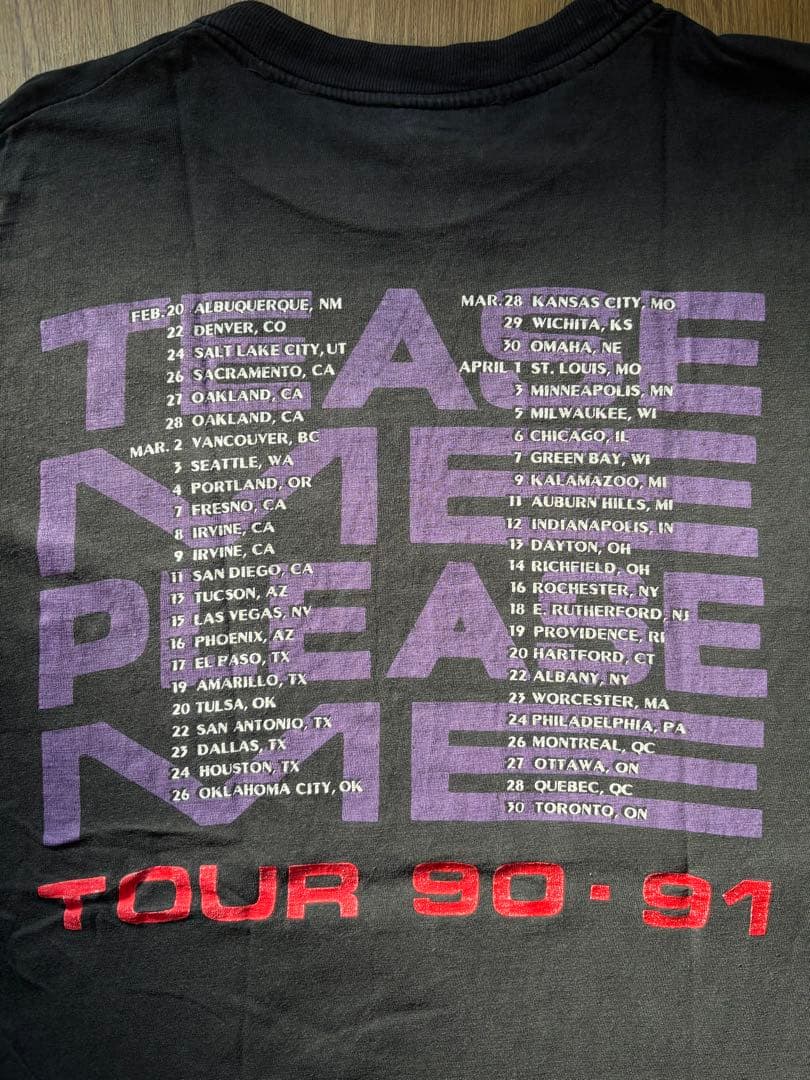 SCORPIONS TEASE ME PLEASE ME TOUR 90-91 - メルカリ