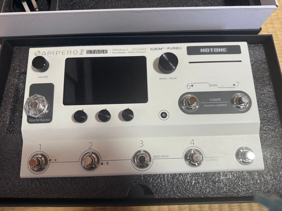 Hotone Ampero ii stage マルチエフェクター