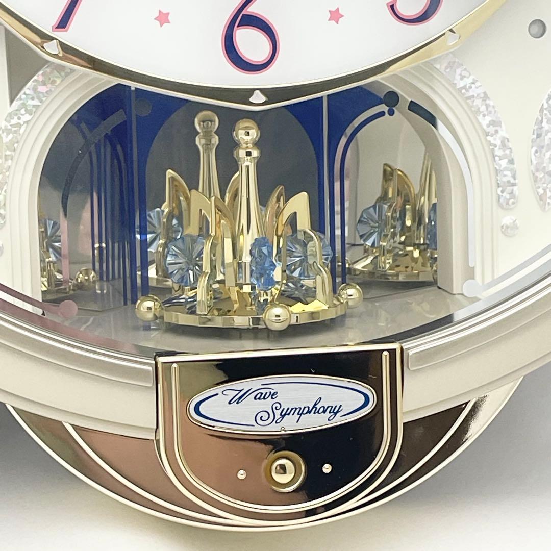 【極美品】SEIKO からくり時計 RE555H 動作確認済 掛時計 電波時計