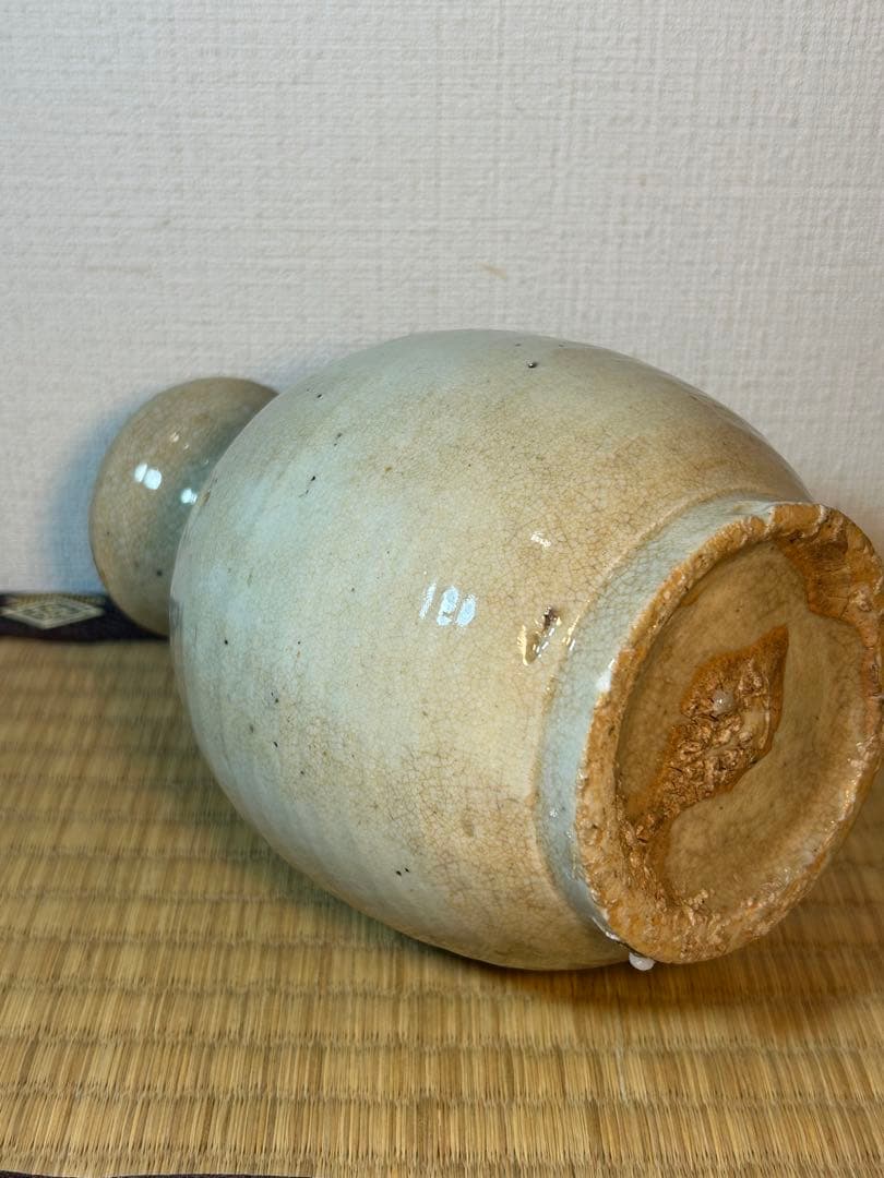 李朝 白磁徳利 李朝末期