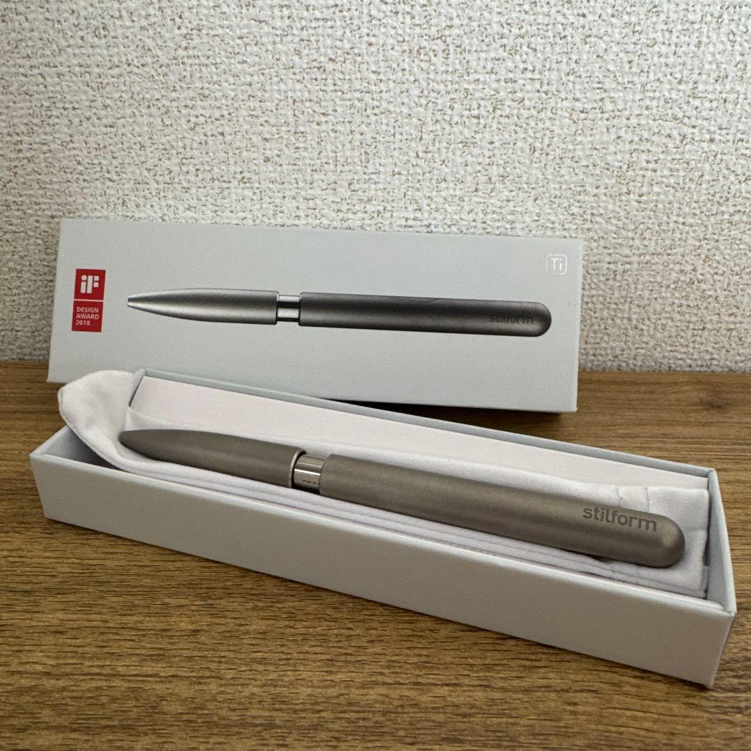 stilform ボールペン titanium シルバー stilform Pen Ti シルバー