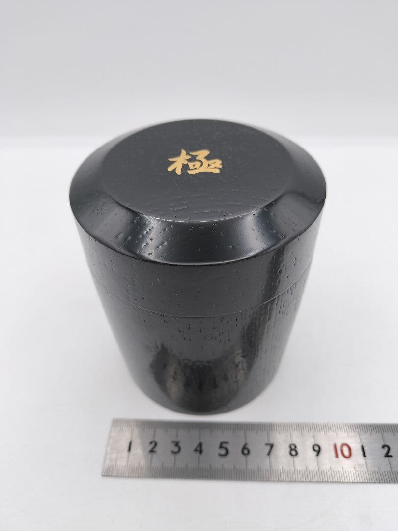 c760 詰棗 一双 木製掻合 挽家 詰茶入 茶道具 古物 c760 詰棗 一双