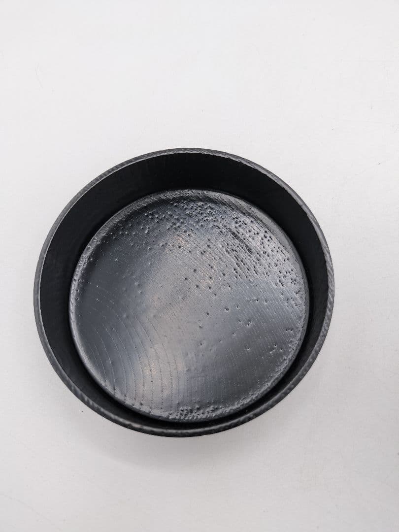 c760 詰棗 一双 木製掻合 挽家 詰茶入 茶道具 古物
