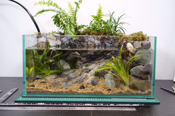 アウトレット 【販売終了】アクアテラリウム作品②～川の流れを