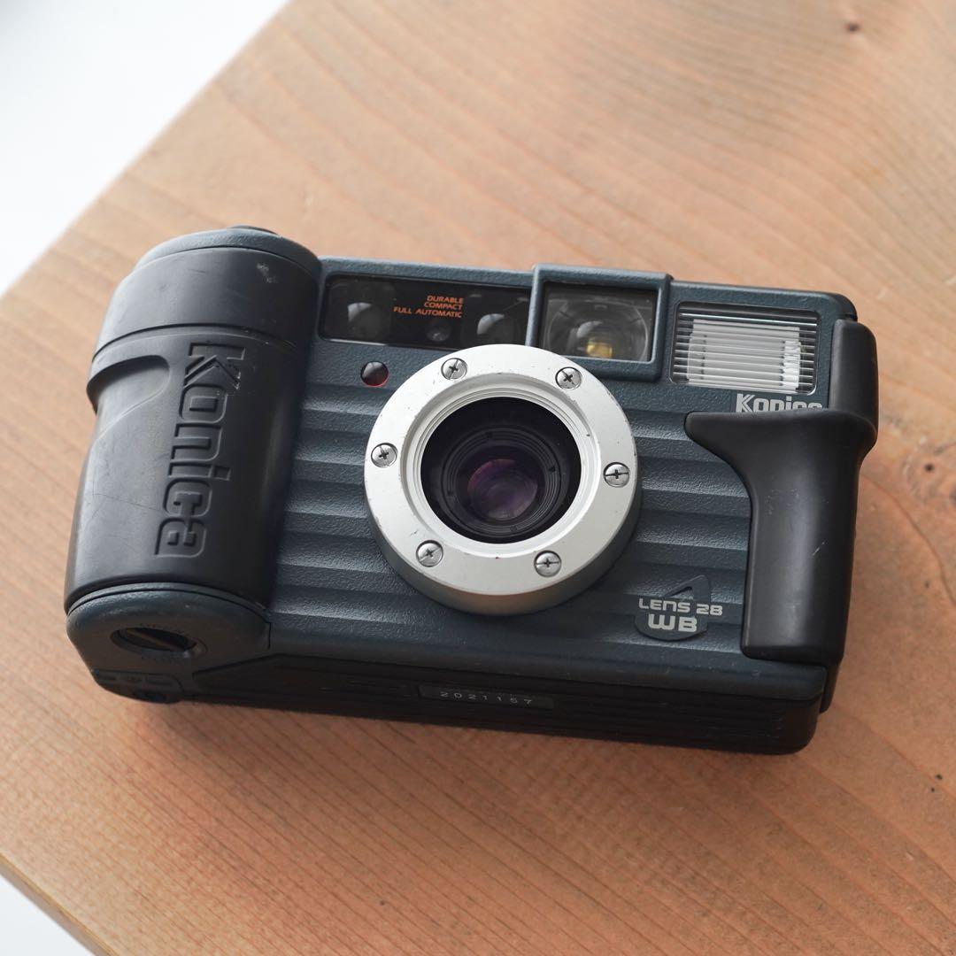 撮影・OH済み】Konica 現場監督28WB コンパクトフィルムカメラ ②
