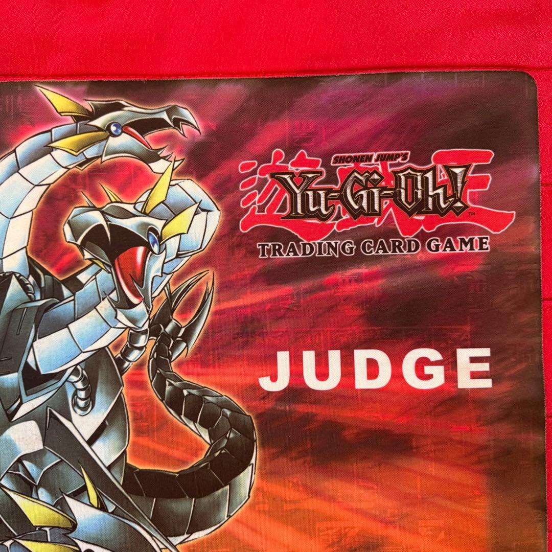 【特価】遊戯王　キメラテック・オーバー・ドラゴン　プレイマット　JUDGE