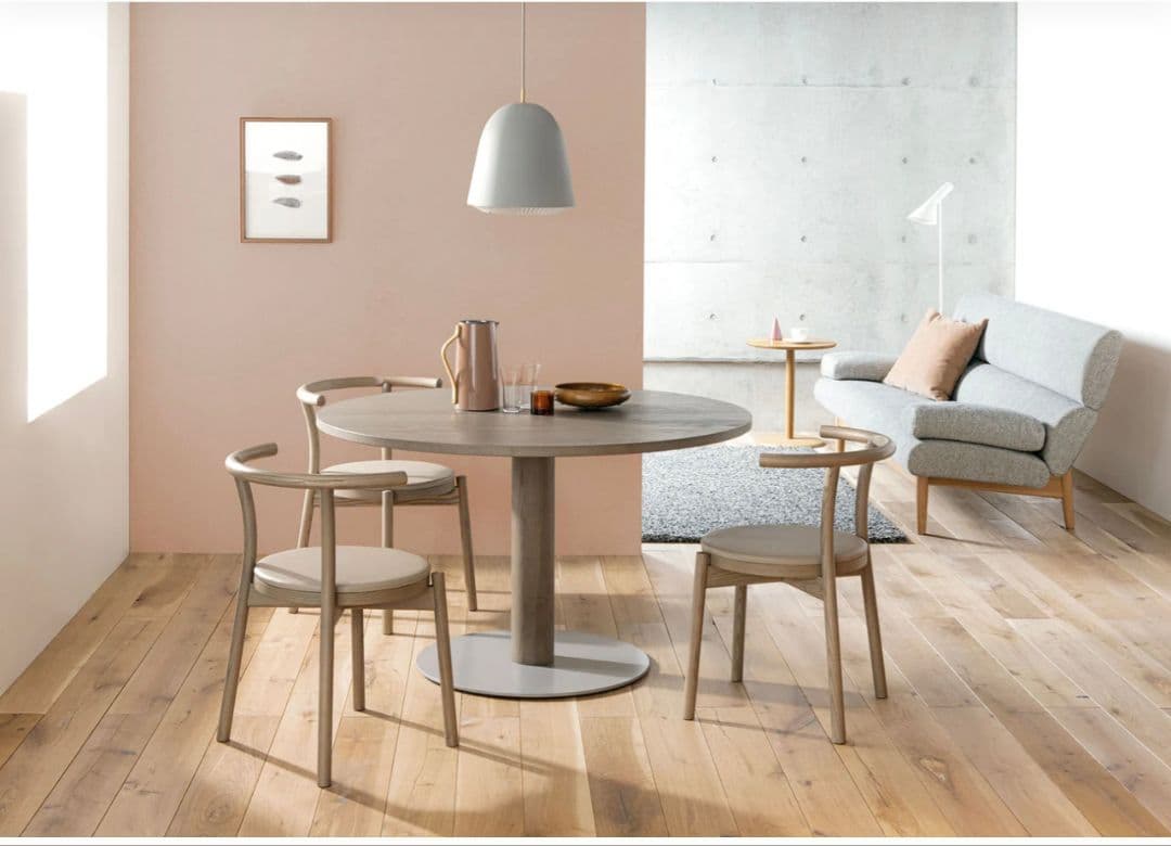 カンディーハウス KOTONラウンドテーブル φ90 美品 ダイニングテーブル