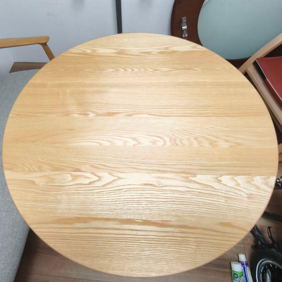 カンディーハウス KOTONラウンドテーブル φ90 美品 ダイニングテーブル