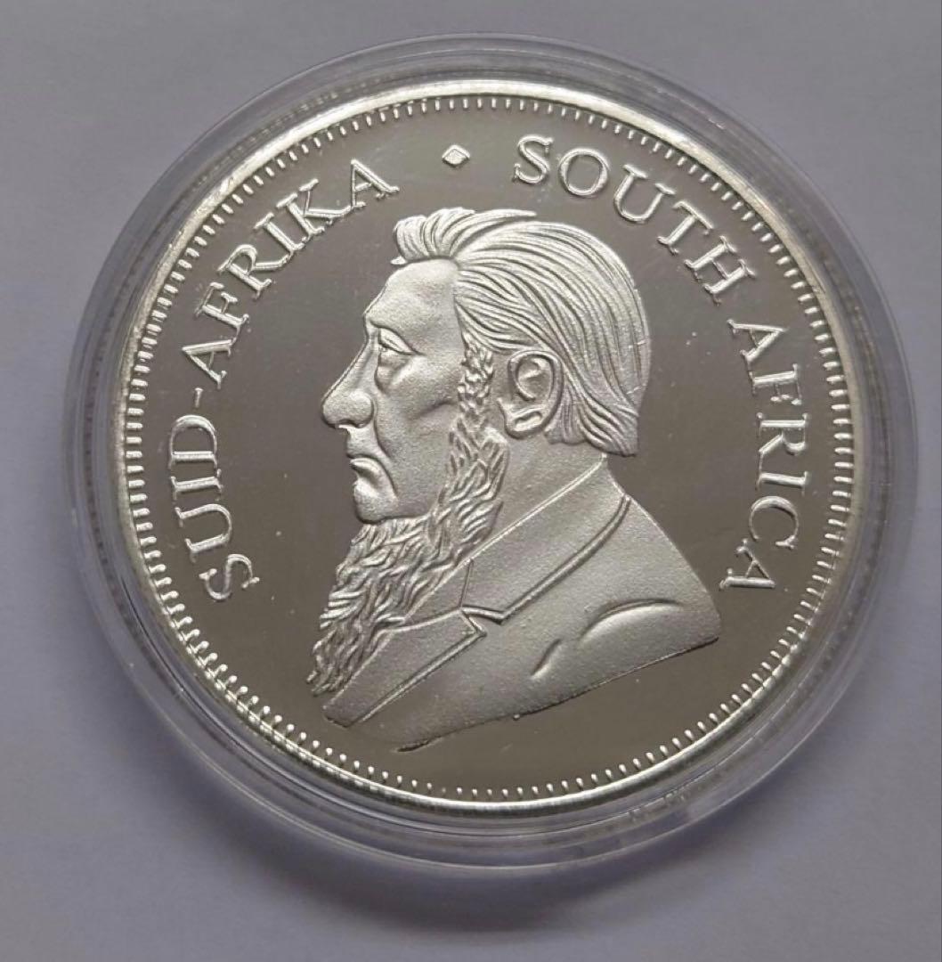 2008年 】南アフリカ クルーガーランド 1オンス銀貨 プルーフ貨幣 銀貨