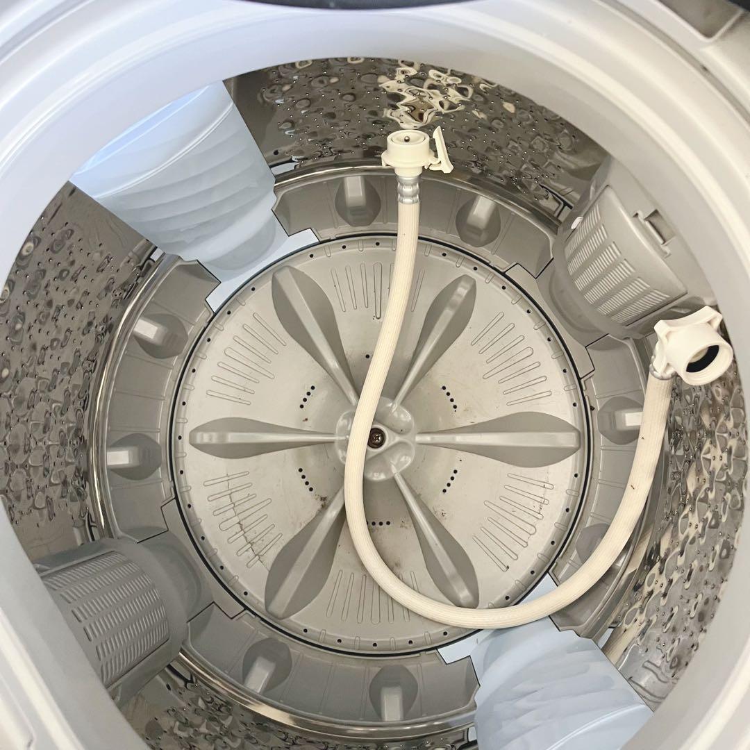 175取付無料！アイリスオーヤマ ガラストップおしゃれインテリア8kg