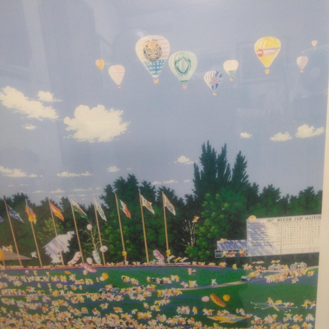 ヒロ・ヤマガタ ライダーカップチャンピオンシップ 中古 大判額装