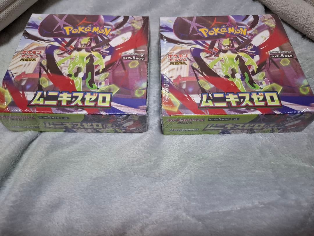 【新品未開封】ポケモンカードゲーム ムニキスゼロ　シュリンク付き2box