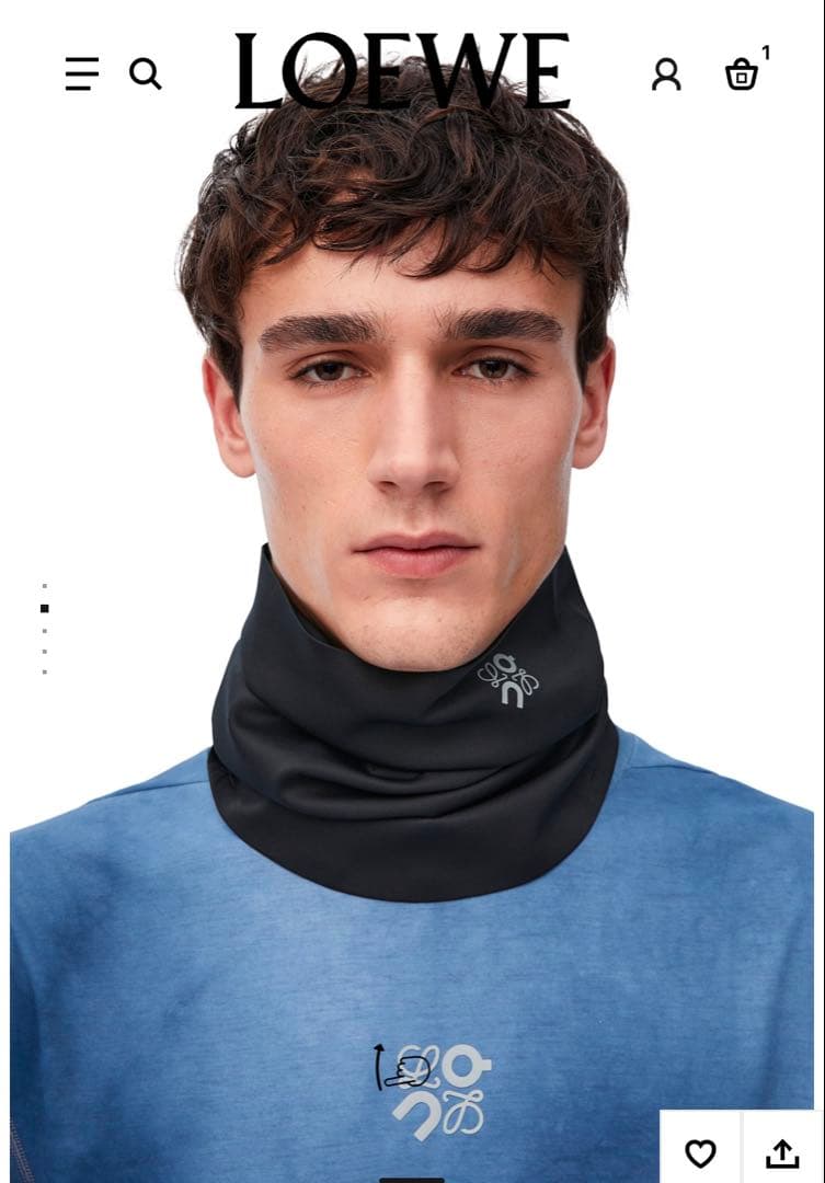 LOEWE×onロエベ×オン ネックウォーマー マフラージャージ