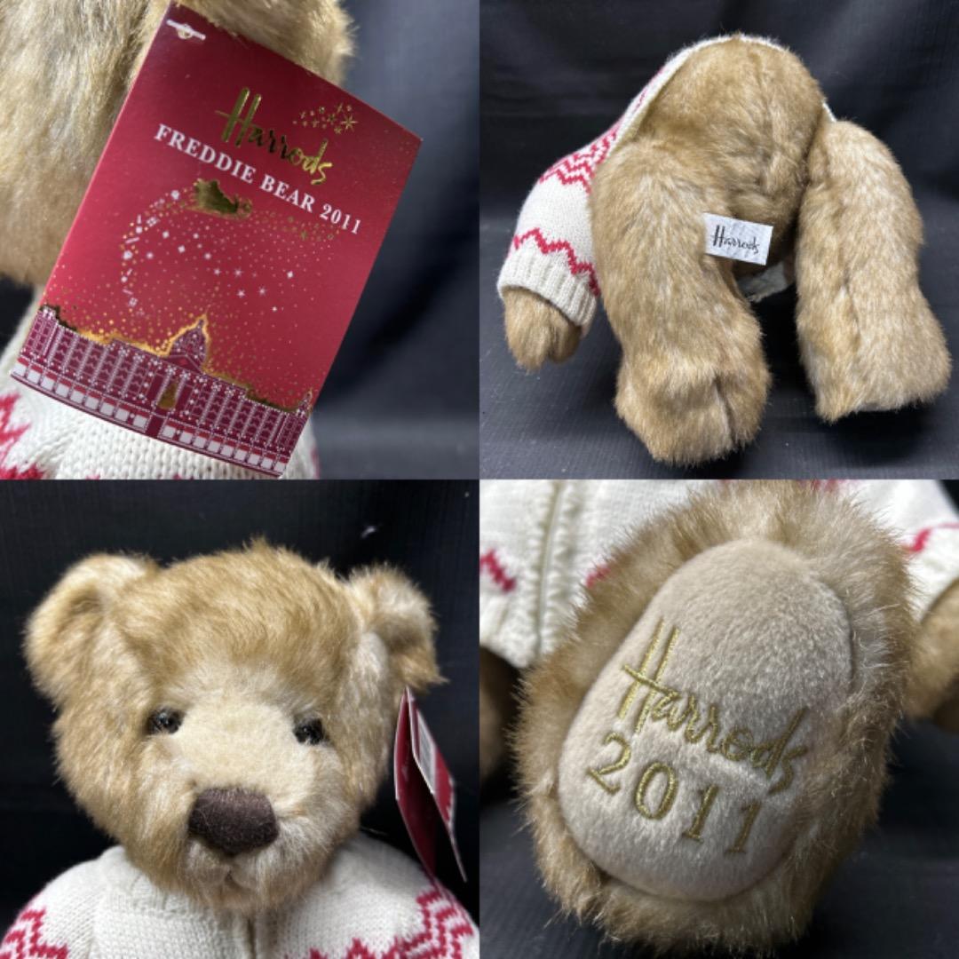 ▽※後左1114 Harrods Year's Bear 7体まとめ テディベア
