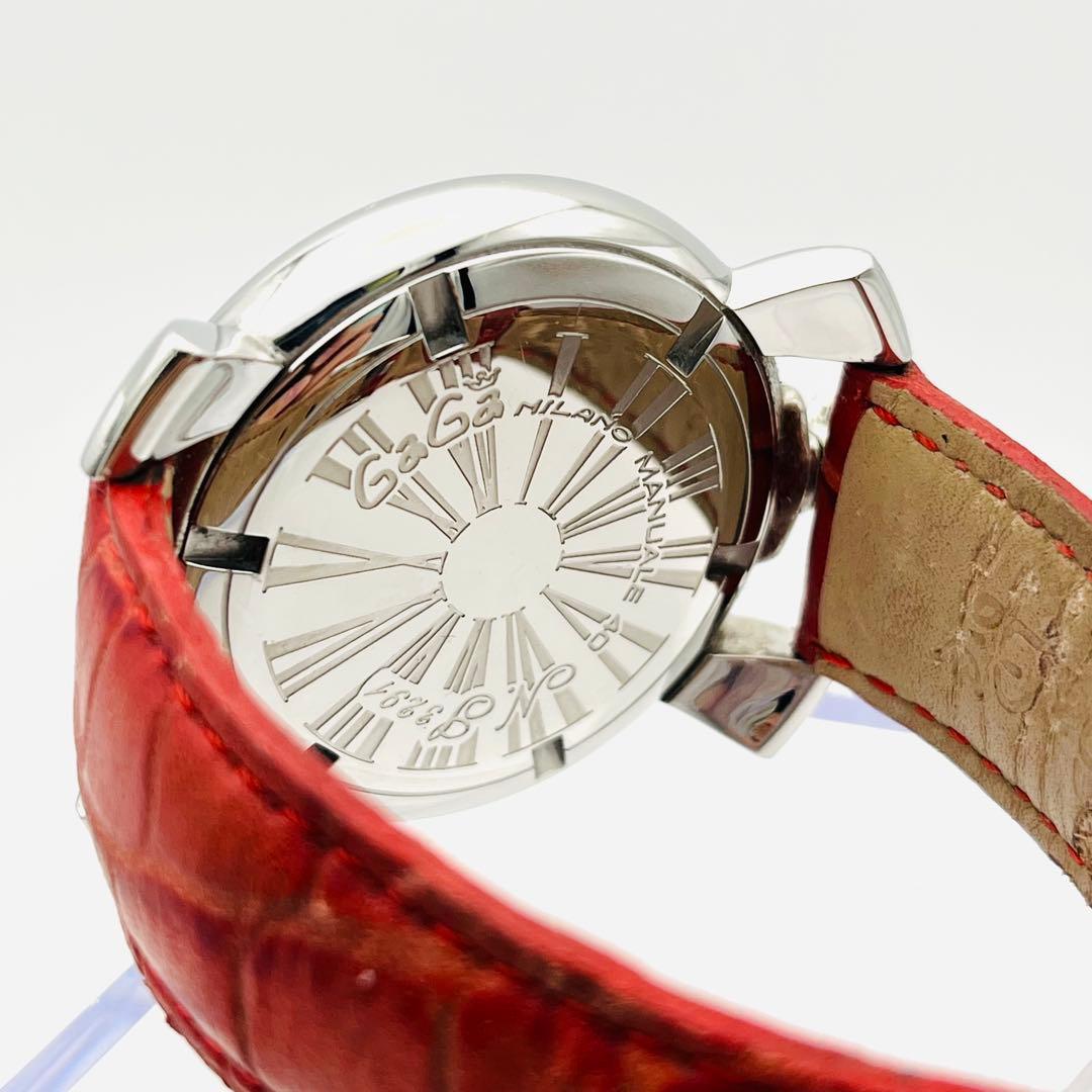 GagaMilano マヌアーレ40 レッド ブラックシェル - メルカリ