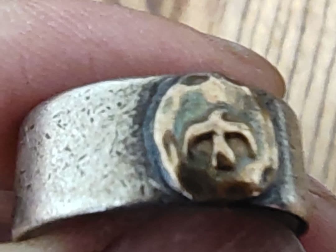 ゴローズ　平打ちリング　11号　old　goro's 　希少