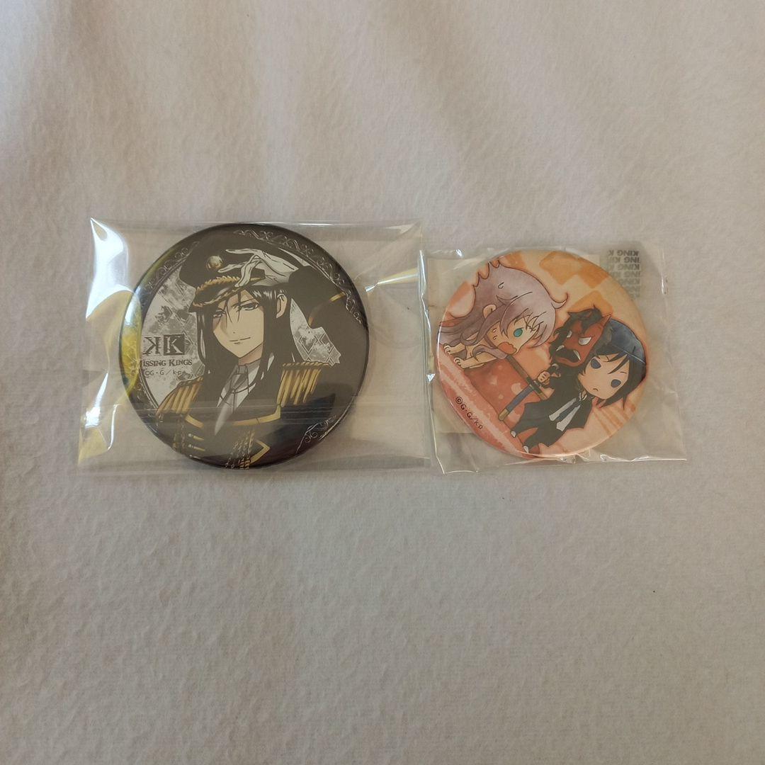 アニメK MISSING KINGS 夜刀神狗朗 ネコ 缶バッジ - メルカリ