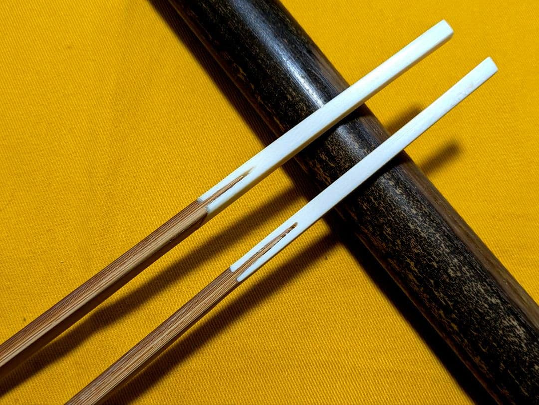 閉店売り尽し】本煤竹挟継菓子箸 閉店売り尽し】天然煤竹 【