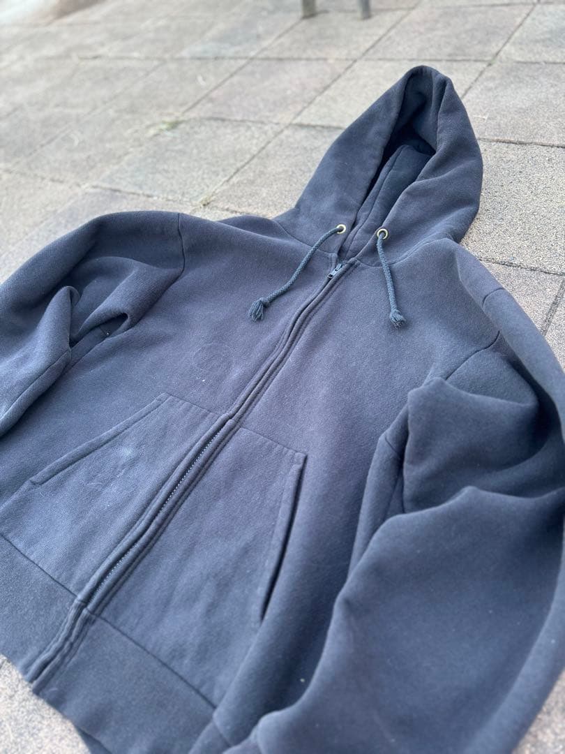 CAMBER フェードブラック フルジップパーカー L