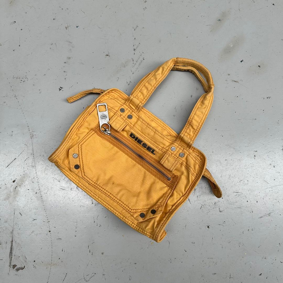 DIESEL archive metal logo ショルダーバッグ Y2K